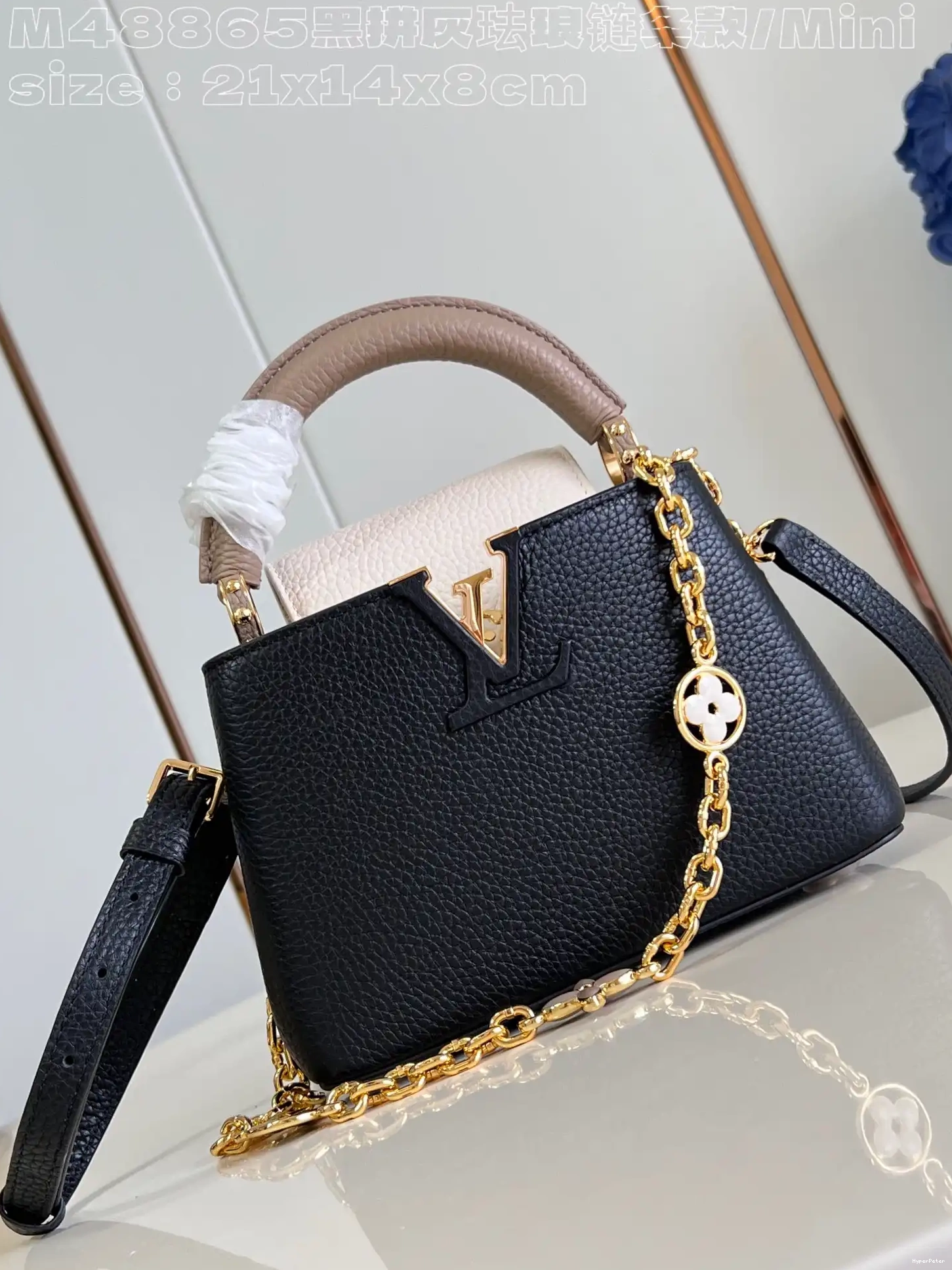 VUITTON LOUIS CAPUCINES MINI-21*14*8CM 0529